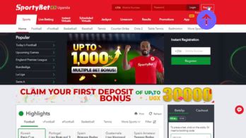 sportybet ug registration|SportyBet Uganda Review: Online Betting and Bonuses, How to .